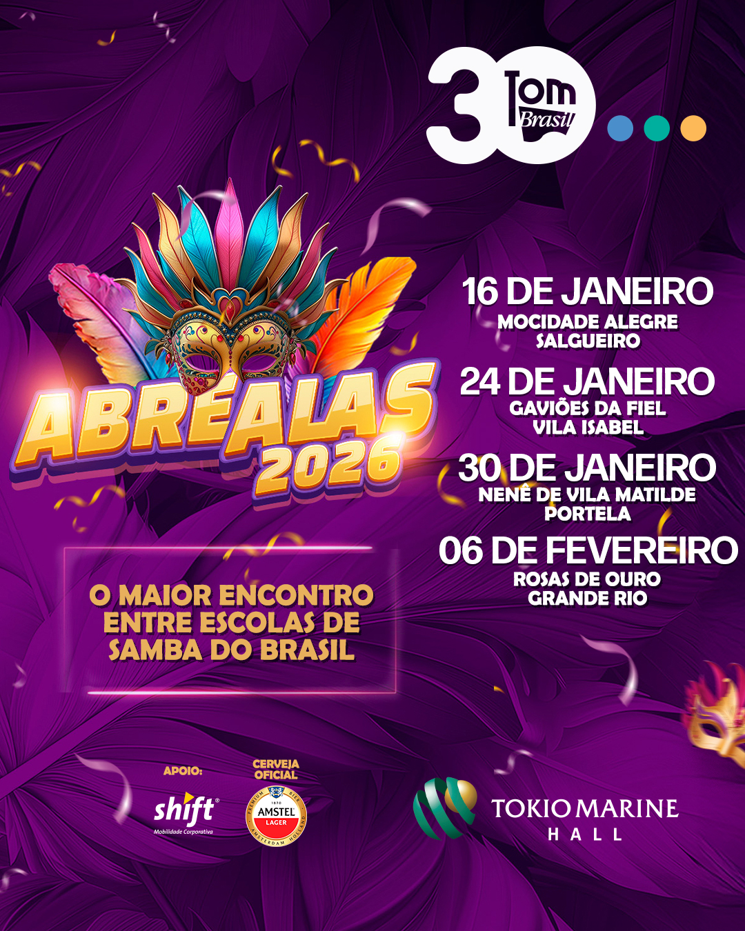 ABRE ALAS 2026 – Vem ai o “Maior Encontro entre Escolas de Samba do Brasil”