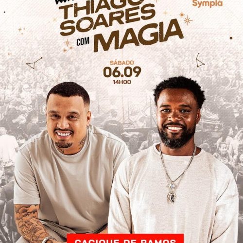 Thiago Soares e Quintal da Magia no Cacique de Ramos