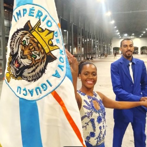 Yago Silva e Bárbara Falcão defenderão o 1º pavilhão do Império de Nova Iguaçu em 2026