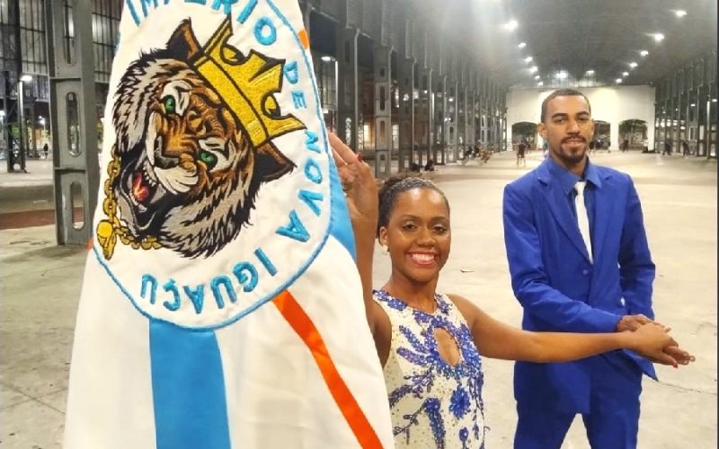Yago Silva e Bárbara Falcão defenderão o 1º pavilhão do Império de Nova Iguaçu em 2026