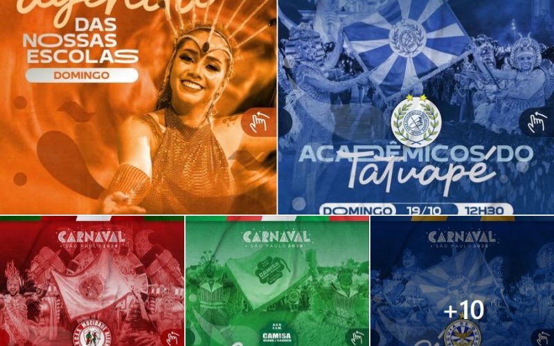 Liga Carnaval SP – Confiram os eventos das Escolas deste Domingo!