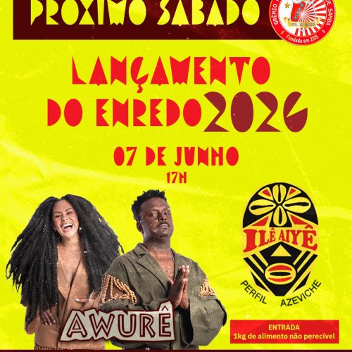 União de Maricá lança enredo para o Carnaval 2026 no próximo sábado (7)