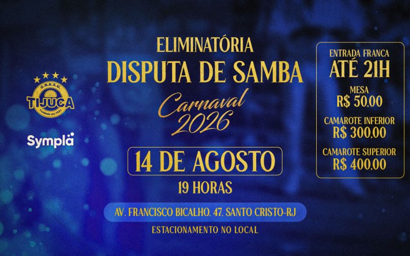 Unidos da Tijuca realiza primeiro corte de samba nesta quinta-feira