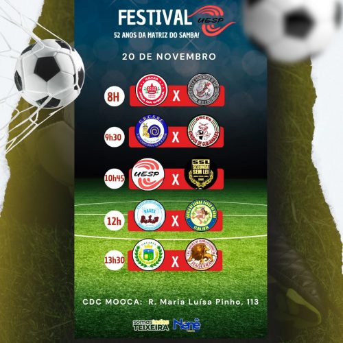 UESP promove Festival de Futebol de Campo